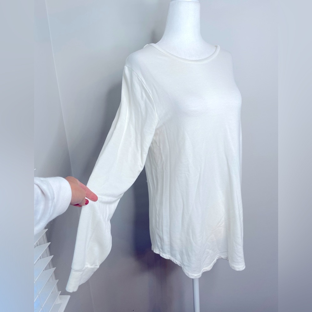 J. Crew Extra Soft Lined Cream Long Sleeve
